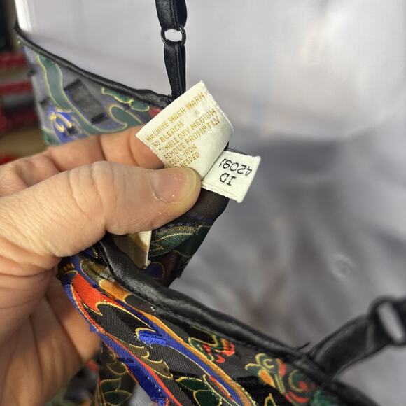 VTG Victoria's Secret Gold Label Chemise Bodysuit Small Floral Sheer Lingerie - Picture 7 of 10